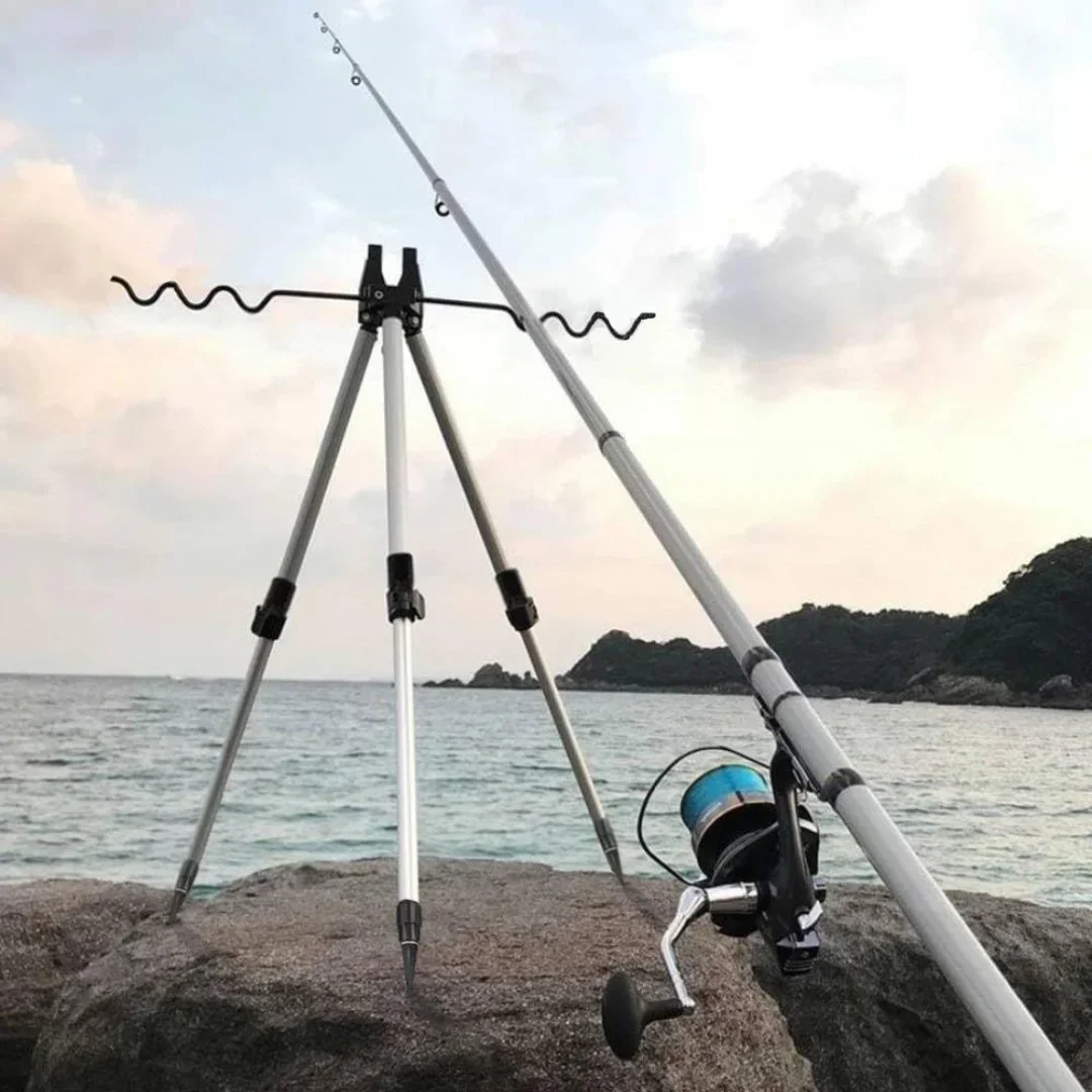 Fishing Rod Telescopic - Teleskopik Olta Tripod Tutucu, Açık Hava